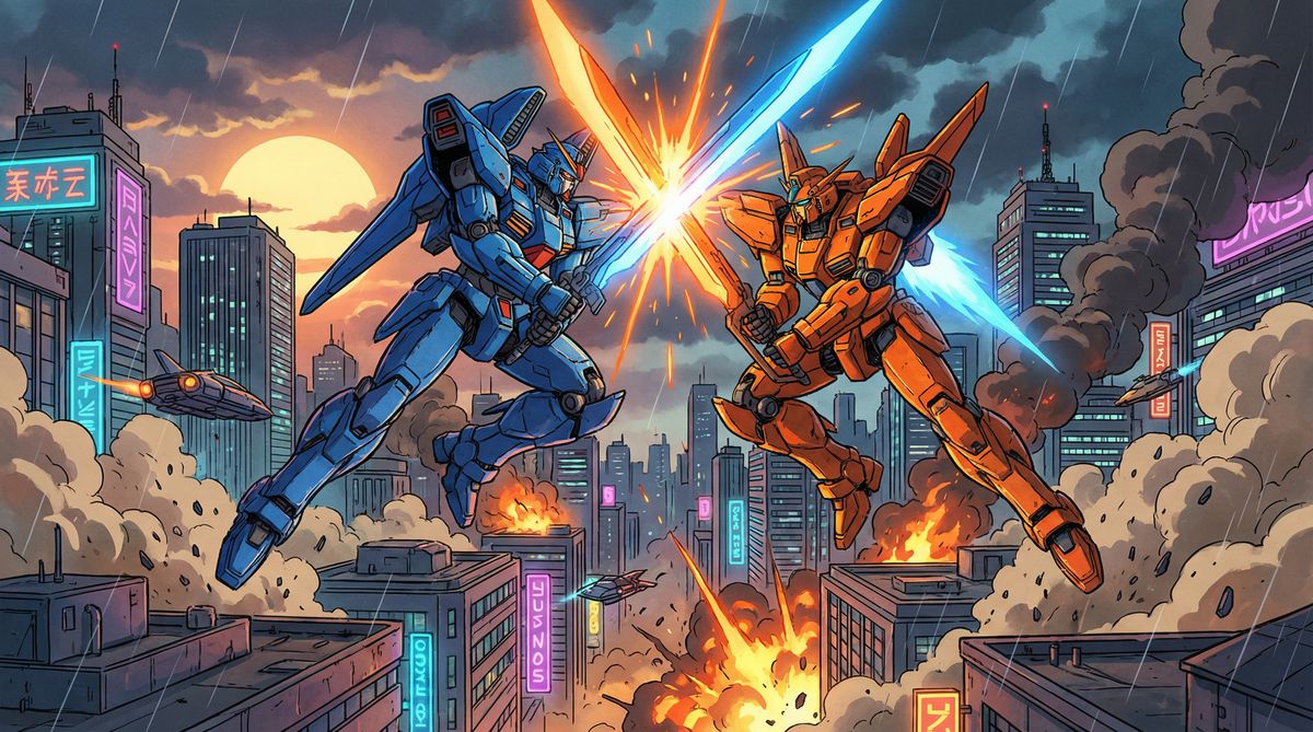 草莓视频动漫教程：热血机甲大战